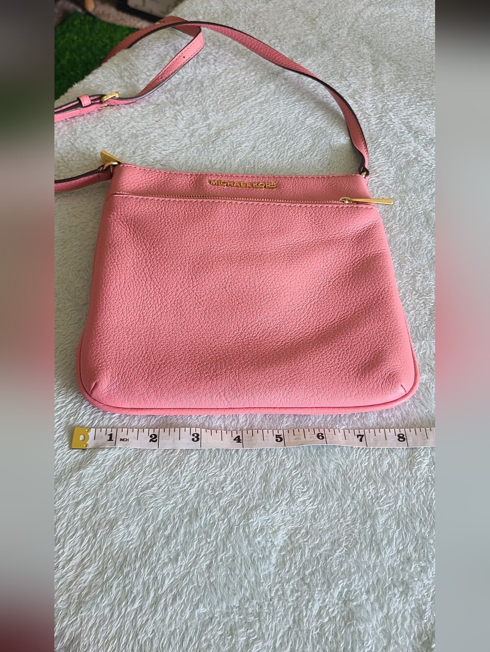 MICHAEL KORS Pink Leather Crossbody Bag - Picture 11 of 13